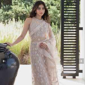 Zainab Salman Embroidered Sari